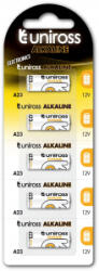 Uniross A23/23A 12V alkáli elem 5db/bliszter (UALKA235) (UALKA235)