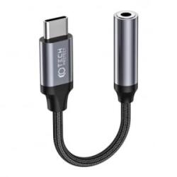 Tech-Protect Ultraboost USB-C - jack kábel fekete (127805) (t127805)