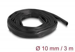 Delock PVC szigetelő borító cső 3mx10mm fekete (19009) (19009)