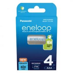 Panasonic Eneloop 1.2V AAA Ni-Mh 800mAh akku (4db) (BK-4MCDE/4BE) (BK-4MCDE/4BE) - aqua