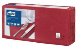 Tork Lunch szalvéta 3 rétegű 33x33cm (150 db/csomag) bordó (477411)