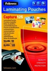 Fellowes Meleglamináló fólia, 54x86 mm, 125 mikron fényes, 50 db (5396602) (5396602)
