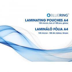 Bluering lamináló fólia A4, 125 micron, 100db/doboz (LAMMA4125MIC) (LAMMA4125MIC)