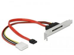 Delock 1x SATA port hátlapi kivezetés (90418) (90418) - aqua