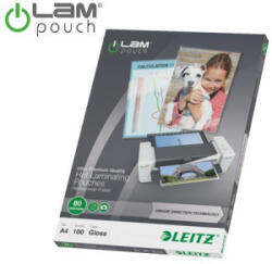 Leitz Meleglamináló fólia, 80 mikron, A4, fényes, UDT technológiával (E74780000)