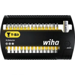 Wiha bitkészlet XLSelector Y-bit 25 mm Phillips, Pozidriv, TORX® 30 db. 1/4 '' Wiha 41832 6, 3 mm (1/4) Hossz: 25 mm 1 készlet Bitek egy műanyag