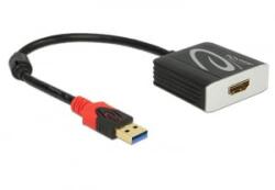 Delock adapter USB-A csatlakozódugóval - HDMI csatlakozóhüvellyel (62736)