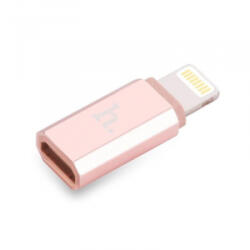hoco. Lightning - MicroUSB adapter Rose Gold (HC025740) (HC025740)