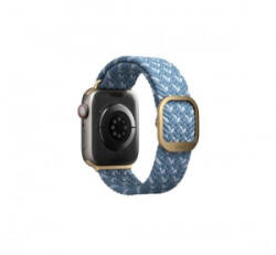 Uniq Aspen Designer Edition fonott szíj Apple Watch 38/40/41mm, kék (UNIQ-41MM-ASPDECBLU) - aqua
