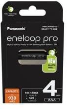 Panasonic Eneloop Pro 1.2V AAA 930mAh akku (4db) (BK4HCDE-4BE-N)