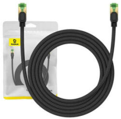 Baseus Braided Cat8 Ethernet RJ45 hálózati kábel 40Gbps, 2m fekete (B0013320C111-03)