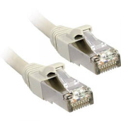 Lindy RJ45 Hálózat Csatlakozókábel CAT 6 F/UTP 3.00 m Szürke Védővel LINDY