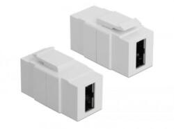 Delock Keystone modul EASY-USB 2.0 A female > EASY-USB 2.0 A female (86353)