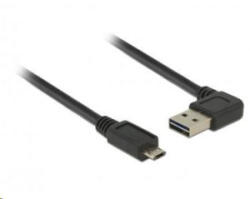Delock 85164 EASY-USB A 2.0 ívelt bal / jobb > EASY-USB 2.0 micro-B kábel, 0.5 m