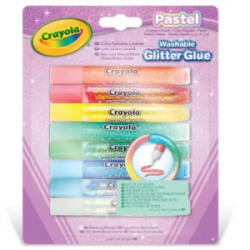 Crayola Crayola: Pasztell csillámos ragasztó - 8 db (69-3524) (69-3524)