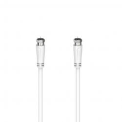 Hama F-Plug - F-Plug antennakábel 90dB fehér 1, 5m (205063)