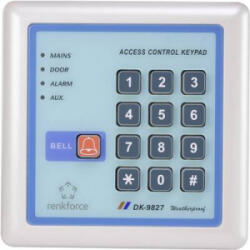 Renkforce Kódzár, süllyeszett, megvilágított billentyűzet, IP65, Renkforce 1582598