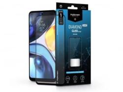 MyScreen Protector Diamond Glass Lite Edge2.5D Full Glue Motorola Moto G22 edzett üveg képernyővédő fólia fekete (LA-2314) (LA-2314)