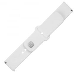 FIXED Sporty 22mm-es szilikon szíj szett Quick Release rendszerrel fehér (FIXSST2-22MM-WH)