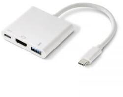 Renkforce USB 3.0-USB 2.0 kombinált hub Fehér