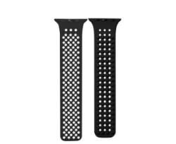Phoner Spike Apple Watch szilikon szíj 38/40/41mm fekete (72549) (PH72549)