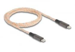 Delock USB 2.0 Kábel USB Type-C apa - apa RGB jelzéssel, PD 3.0 100 W 1, 20m (88288)