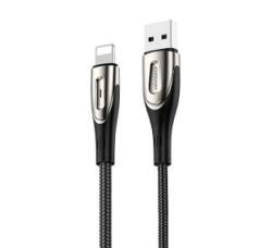 JOYROOM adatkábel és töltő (USB - lightning 8pin, 5V / 3000 mA, gyorstöltés támogatás, 120cm) FEKETE (S-M411_B_L)