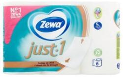 Zewa Just1 5 rétegű, kistekercses, 6 tekercs toalettpapír (488622/488935)