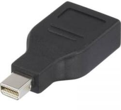 Renkforce DisplayPort átalakító adapter, 1x mini DisplayPort dugó - 1x DisplayPort aljzat, aranyozott, fekete, Renkforce - aqua