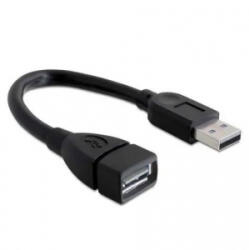 Akyga USB A - A kábel 15cm AK-USB-23) (AK-USB-23)