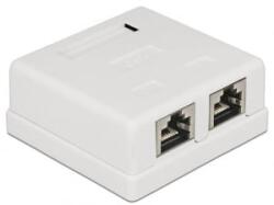 Delock CAT. 6 moduláris fali kimenet 2 port (86269) (86269)