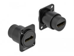 Delock D-típusú modul HDMI-A hüvely - hüvely (86785) - aqua