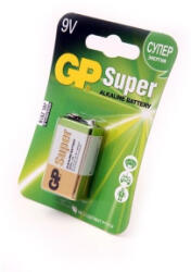 GP Batteries 9V Super alkáli elem (1db/blister) (GP1604A-5UE1) (GP1604A-5UE1) - aqua