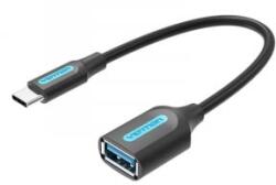 Vention USB 3.1 C - USB-A OTG kábel 0.15m fekete (CCVBB)