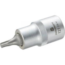 TOOLCRAFT Dugókulcs betét 12, 5 mm (1/2), T-profillal T27, hossz: 55 mm, TOOLCRAFT