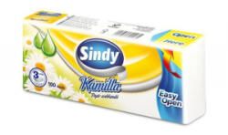 Sindy papír zsebkendő 3 rétegű, 100db kamilla (KPC31001739) (KPC31001739)