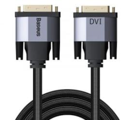 Baseus videó kábel DVI-DVI kétirányú 2m szürke (CAKSX-R0G) (CAKSX-R0G)