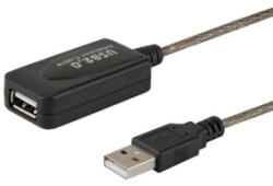 SAVIO CL-76 aktív USB hosszabító hábel aktív 5m (CL-76)