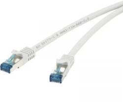 Renkforce RJ45-ös patch kábel, hálózati LAN kábel, tűzálló, CAT 6A S/FTP [1x RJ45 dugó - 1x RJ45 dugó] 15 m szürke, Renkforce - aqua