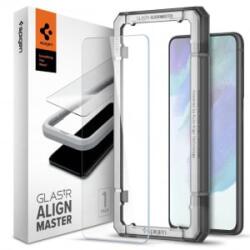 Spigen AlignMaster GLAS. tR Samsung Galaxy S21 FE edzett üveg kijelzővédő fólia (AGL03088)