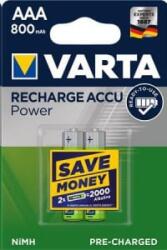VARTA Power AAA 800 mAh ceruza akku (2db/csomag) (56703101402) (56703101402) - aqua