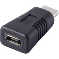Renkforce USB 2.0 Átalakító [1x USB-C dugó - 1x USB 2.0 alj, mikro B típus] rf-usba-11 Aranyozatt érintkező
