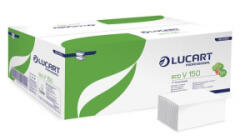 Lucart Eco kéztörlő Z/V hajtogatott fehér (863062) (863062)