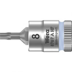 Wera 8767 A 05003360001 Belső kerek hatlap (TX) Dugókulcs bit betét T 8 1/4 (6, 3 mm)