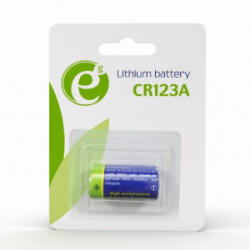 Gembird Energenie Lithium CR123 battery 3V blister fotóelem (EG-BA-CR123-01) (EG-BA-CR123-01)