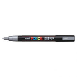 uni Posca PC-3M dekormarker ezüst (PC-3M SILVER(E))