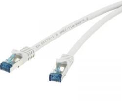 Renkforce RJ45-ös patch kábel, hálózati LAN kábel, tűzálló, CAT 6A S/FTP [1x RJ45 dugó - 1x RJ45 dugó] 5 m szürke, Renkforce - aqua