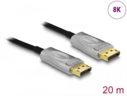Delock aktív optikai kábel DisplayPort 1.4 8K 20 m (85887) - aqua