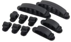LogiLink kábelrendező szett 10db fekete (KAB0039) (KAB0039)