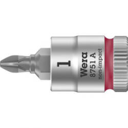 Wera 8751 A 05003350001 Kereszthornyú Phillips Dugókulcs bit betét PH 1 1/4 (6, 3 mm)